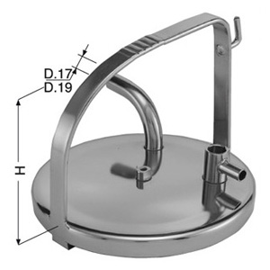 Stainless Steel Lid - Suitable for WestfaliaSurge Bucket D. 19mm - H 142mm