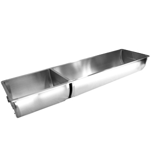 Double Compartment Stainless Steel Wash Sinks