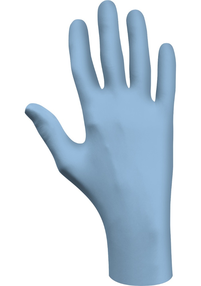 Blue Biodegradable Nitrile Gloves