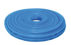 Tuyau à vide double bleu de silicone 