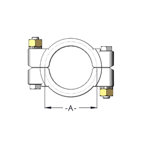 Two Piece High Pressure Clamp 