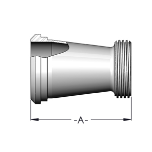 Concentric Reducer - Large End 14, Other End 15